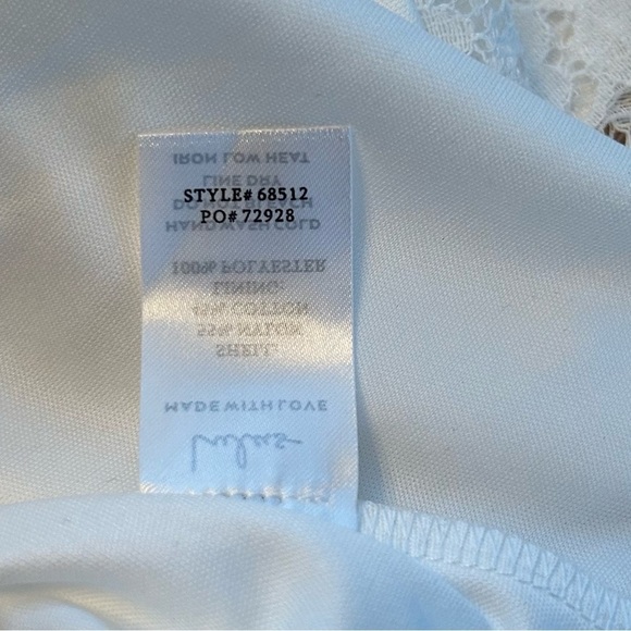 NWT Lulu’s Lace Wedding Dress Strapless White Simple Elegant Small - Picture 14 of 14